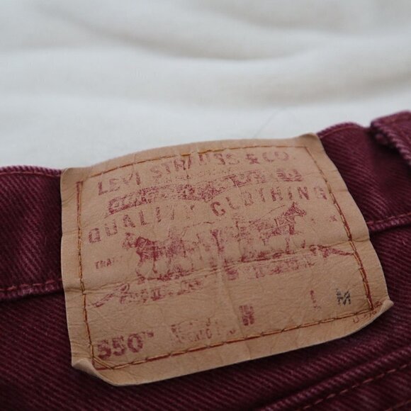 Vintage Levi's Berry Straight Leg Vintage Jeans Size Medium - Picture 9 of 11